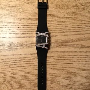 Black & Silver Armani Exchange Watch